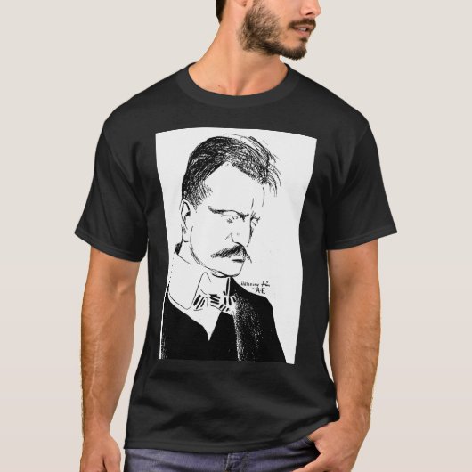 Sibelius: Schets van Albert Engström (1904) T-shirt (Voorkant)