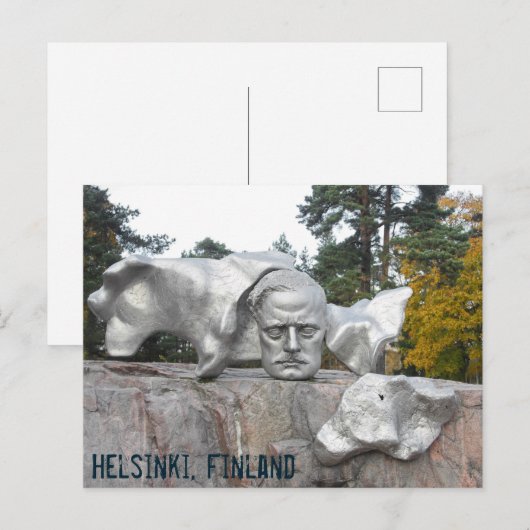 Sibeliusmonument, Helsinki, Finland Briefkaart (Voorkant / Achterkant)