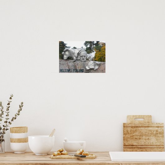 Sibeliusmonument, Helsinki, Finland Poster (Keuken)