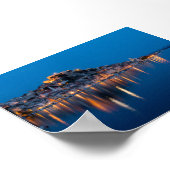 Sibenik at blue hour poster (Hoek)