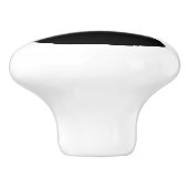 siberiaanse husky name paw keramische knop (Zijkant)