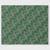 Siberian Bugloss - Blue and Green - ECHO PRINT Cadeaupapier (Vlak)