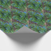 Siberian Bugloss - Blue and Green - ECHO PRINT Cadeaupapier (Hoek)
