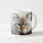 Siberian Cat In A Autumn Forest Grote Koffiekop (Voorkant rechts)