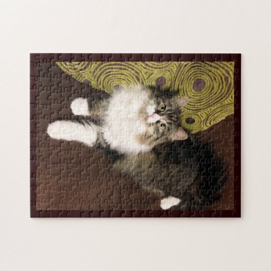 Siberian Cat Jigzaag Puzzle Legpuzzel (Horizontaal)