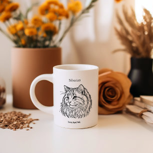 Siberian Cat Portrait Koffiemok