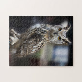 Siberian Eagle Owl Legpuzzel (Horizontaal)