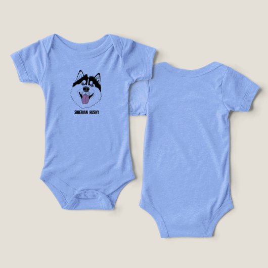 SIBERIAN HUSKY (Ontwerp Voorkant & Achterkant)