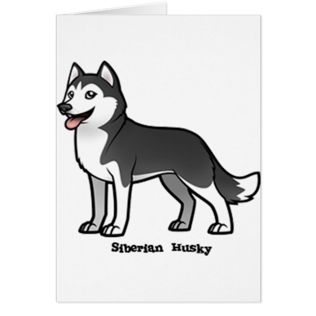 Siberian Husky (Voorkant)