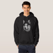 Siberian Husky 17 Hoodie (Voorkant volledig)