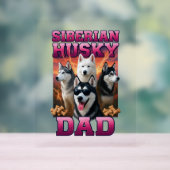 Siberian Husky Acryl Bord (Neutraal)