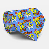 Siberian Husky Agility Stropdas (Opgerold)