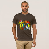 Siberian Husky Agility T-shirt (Voorkant volledig)