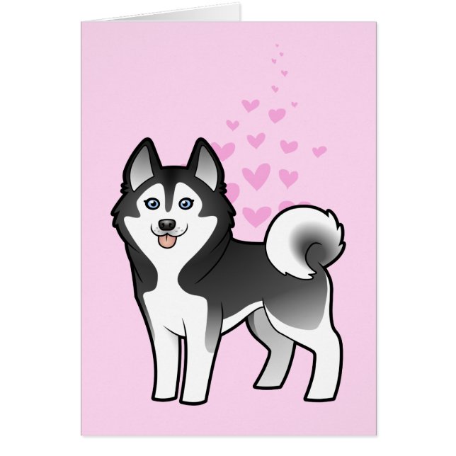 Siberian Husky / Alaskan Malamute Love (Voorkant)
