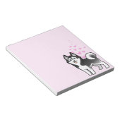 Siberian Husky / Alaskan Malamute Love Notitieblok (Schuin)