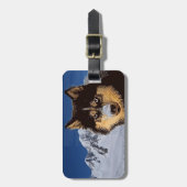 Siberian Husky Bag Label Bagagelabel (Voorkant verticaal)