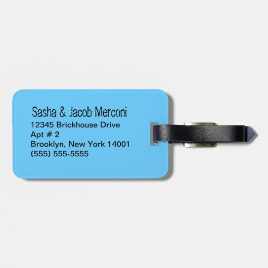 Siberian Husky Bagagelabel (Achterkant horizontaal)