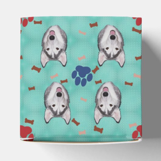 Siberian Husky Bedankdoosjes (Bovenkant)