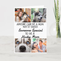Siberian Husky ...Beste Kaart van de Moederdag van