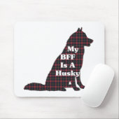 Siberian HUSKY BFF Gifts Muismat (Met muis)