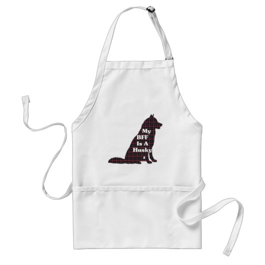 Siberian HUSKY BFF Gifts Standaard Schort (Voorkant)