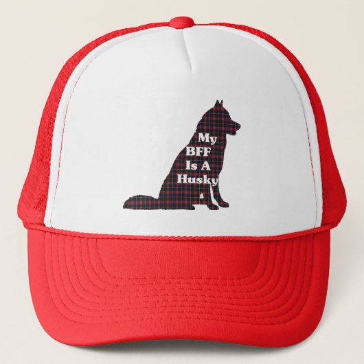 Siberian HUSKY BFF Gifts Trucker Pet (Voorkant)