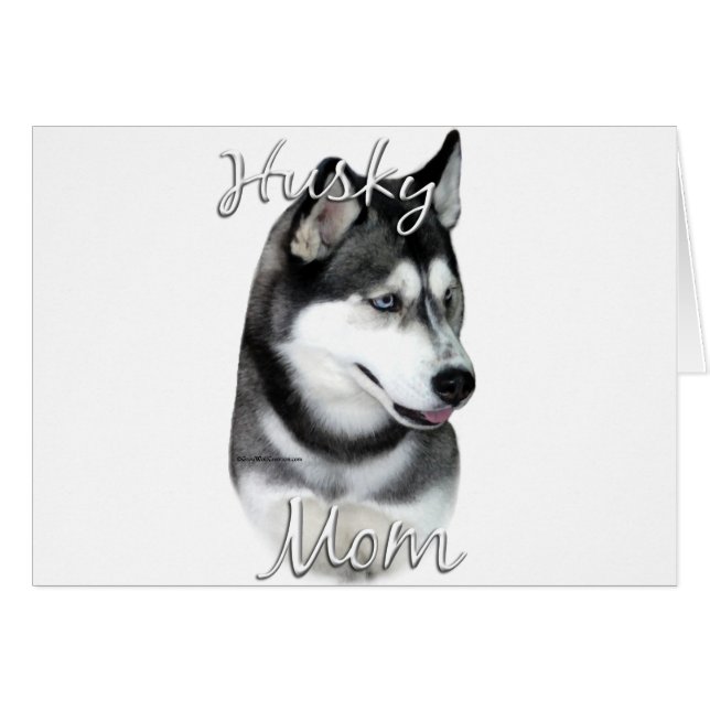 Siberian Husky (blk) mam 2 (Voorkant Horizontaal)