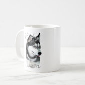 Siberian Husky (blk) mam 2 Koffiemok (Voorkant links)