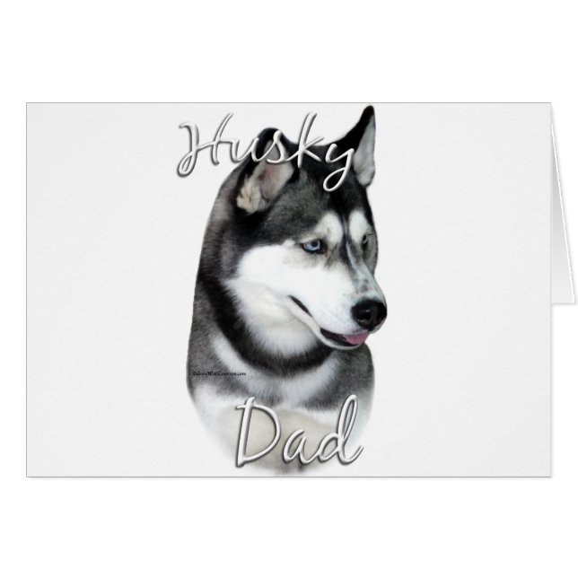 Siberian Husky (blk) Pa 2 (Voorkant Horizontaal)