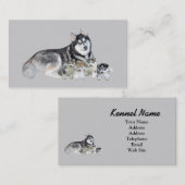 Siberian Husky Breeder Visitekaartje (Voorkant / Achterkant)