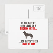 Siberian Husky Briefkaart (Voorkant / Achterkant)