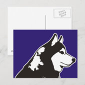 Siberian Husky Briefkaart (Voorkant / Achterkant)