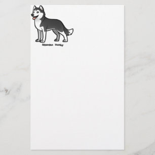 Siberian Husky Briefpapier