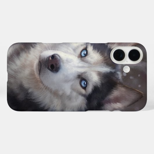 Siberian Husky Case-Mate iPhone Case (Achterkant (horizontaal))