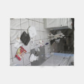 Siberian Husky Custom Fleece Blanket, klein Deken (Voorkant (Horizontaal))