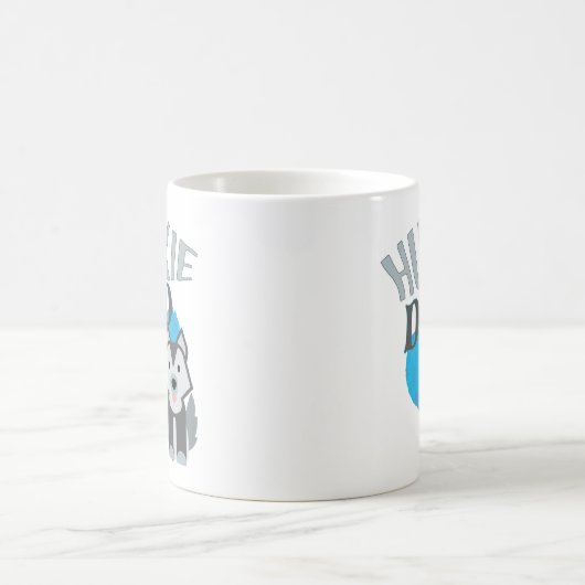 Siberian Husky Dad Cute Coffee Mok Dog Owner Gift (Center)