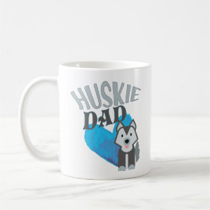 Siberian Husky Dad Cute Coffee Mok Dog Owner Gift