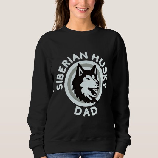 Siberian Husky Dad Dog Dad Trui (Voorkant)