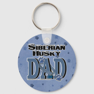 Siberian Husky DAD Sleutelhanger