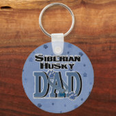 Siberian Husky DAD Sleutelhanger (Voorkant)