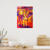 Siberian Husky Dierenvrienden Canvas Afdrukken Poster (Keuken)