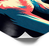 Siberian Husky Dog 003 - Bruno Pokopen Perfect Poster (Hoek)