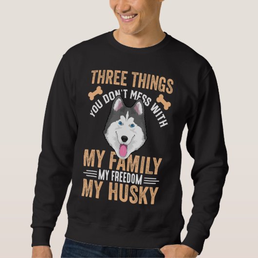 Siberian Husky Dog Apparel for Husky Owner Trui (Voorkant)