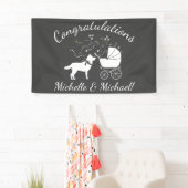 Siberian Husky Dog Baby shower Puppy Grey Spandoek (Insitu)