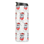 Siberian Husky Dog Breed Christmas Stars Thermosbeker (Geroteerd rechts)