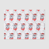 Siberian Husky Dog Breed Christmas Stars Tissuepapier (Voorkant)