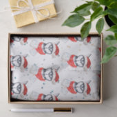 Siberian Husky Dog Breed Christmas Stars Tissuepapier (Geschenk)