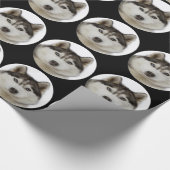 "Siberian Husky dog" Cadeaupapier (Hoek)