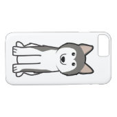Siberian Husky Dog Cartoon Case-Mate iPhone Case (Achterkant (Horizontaal))