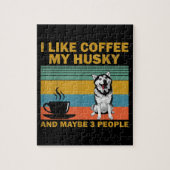 Siberian Husky Dog | Coffee Lovers Quote Cadeaus Legpuzzel (Verticaal)